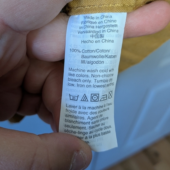 MADEWELL Plus Size Military Loose Fit Jacket Size XXL 100% Cotton Yellow/Tan - Picture 7 of 11